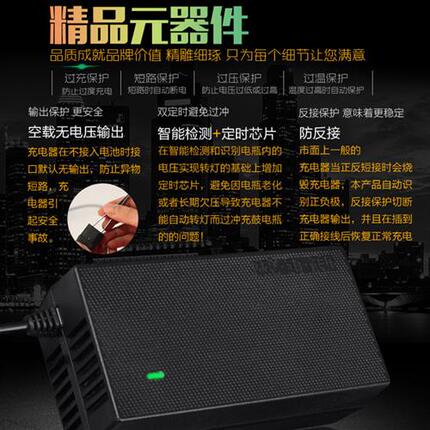 爱普奔集电动车电瓶车通用充电器36V48V12Ah48V20Ah60V30Ah72V40