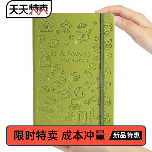 亚马逊A6可爱手账本定制卡通绑