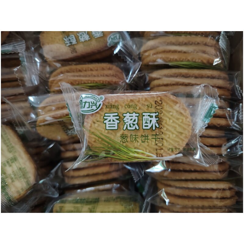 德力兴香葱酥椒盐酥葱味咸味饼干独立小包装休闲零食小吃食品包邮