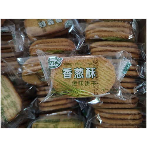 德力兴香葱酥椒盐酥葱味咸味饼干独立小包装休闲零食小吃食品包邮