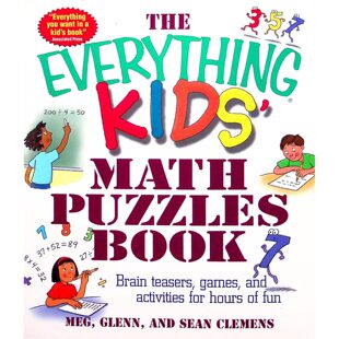 万事通儿童数学谜题书原版引进英语启蒙亲子共读BrainTeasers适合710岁儿童通过游戏谜题活动学习加减乘除几何逻辑思维提升问题