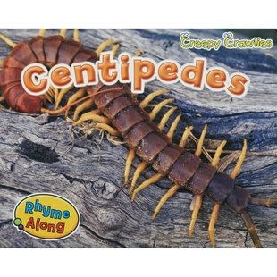英语原版书令人毛骨悚然的爬行动物系列绘本Centipedes儿童科普读物丽贝卡里斯曼著迈克尔布莱特插图适合710岁孩子阅读的昆虫知