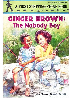 英语原版书第一步系列Nobody男孩儿童文学友情故事绘本适合710岁孩子阅读讲述Ginger和神秘男孩Nobody的友谊故事培养孩子接纳与