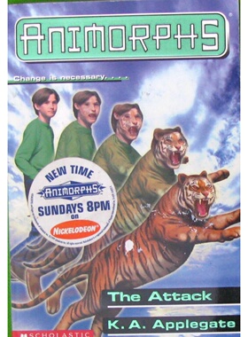英语原版书变形怪兽系列Animorphs科幻冒险青少年章节书凯瑟琳阿普尔盖特创作讲述青少年变身动物对抗外星威胁的精彩故事激发想
