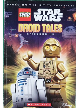 乐高星球大战原版书DroidTales英语科幻亲子共读适合710岁儿童阅读的乐高星球大战故事书通过C3PO和R2D2的视角重新讲述经典星战
