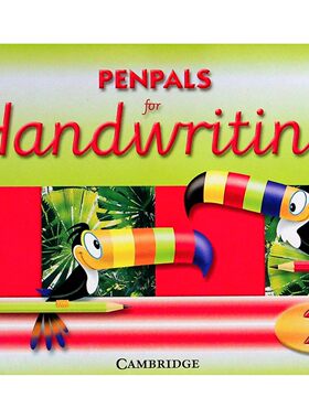 剑桥大学出版社英语原版书笔友书写系列二年级Penpals书写练习册彩色章节书适合710岁儿童英语书写训练包含字母单词句子练习