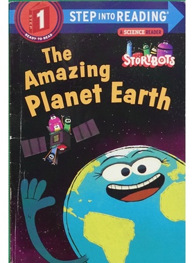 走进阅读系列原版书TheAmazingPlanetEarth英语绘本StoryBots科普地球科学亲子共读由童书作家ScottEmmons创作插画家NikolasIlic