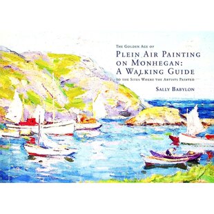 英语原版引进蒙希根岛户外写生的黄金时代艺术家写生地点步行指南适合1114岁青少年艺术爱好者美国印象派大师作品集查尔斯埃伯特