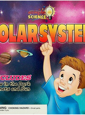 英语原版书简单科学系列SolarSystem太阳系儿童科普绘本适合710岁对宇宙天文感兴趣的孩子通过生动插图和趣味活动学习太阳系知识