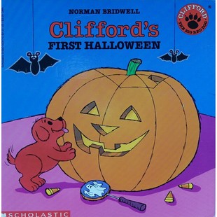 大红狗克利福德原版书英语绘本Clifford亲子共读万圣节故事诺曼布里德韦尔经典作品全球畅销126亿册适合36岁儿童阅读了解万圣节