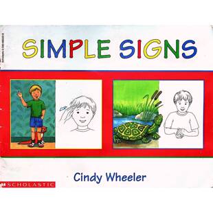 学乐绘本SimpleSigns原版书英语启蒙亲子共读简单手语专为36岁儿童设计的美国手语学习图画书通过生动插画和简单手势教学帮助孩