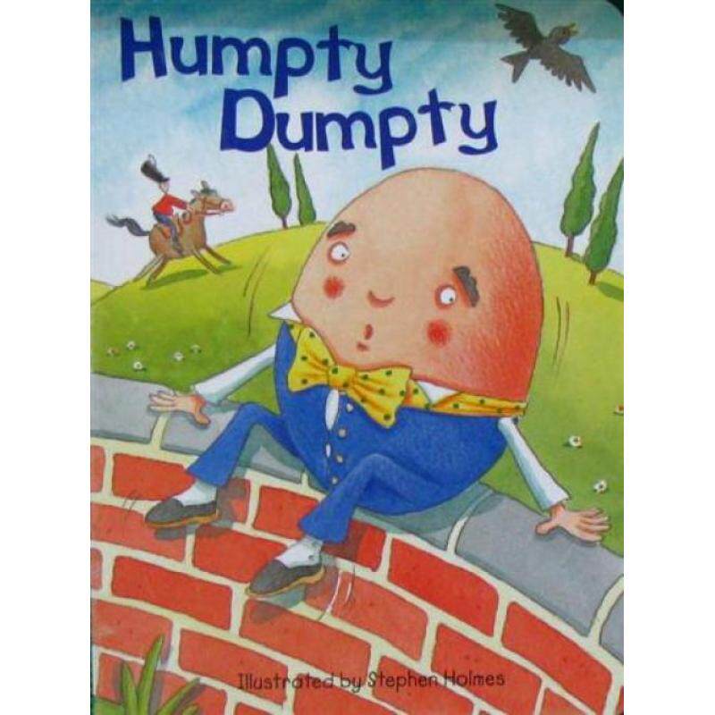 humpty dumpty by stephen holmes木板书red kite books矮胖的人小