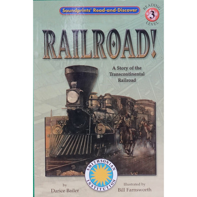 英文原版图书横贯大陆铁路绘本