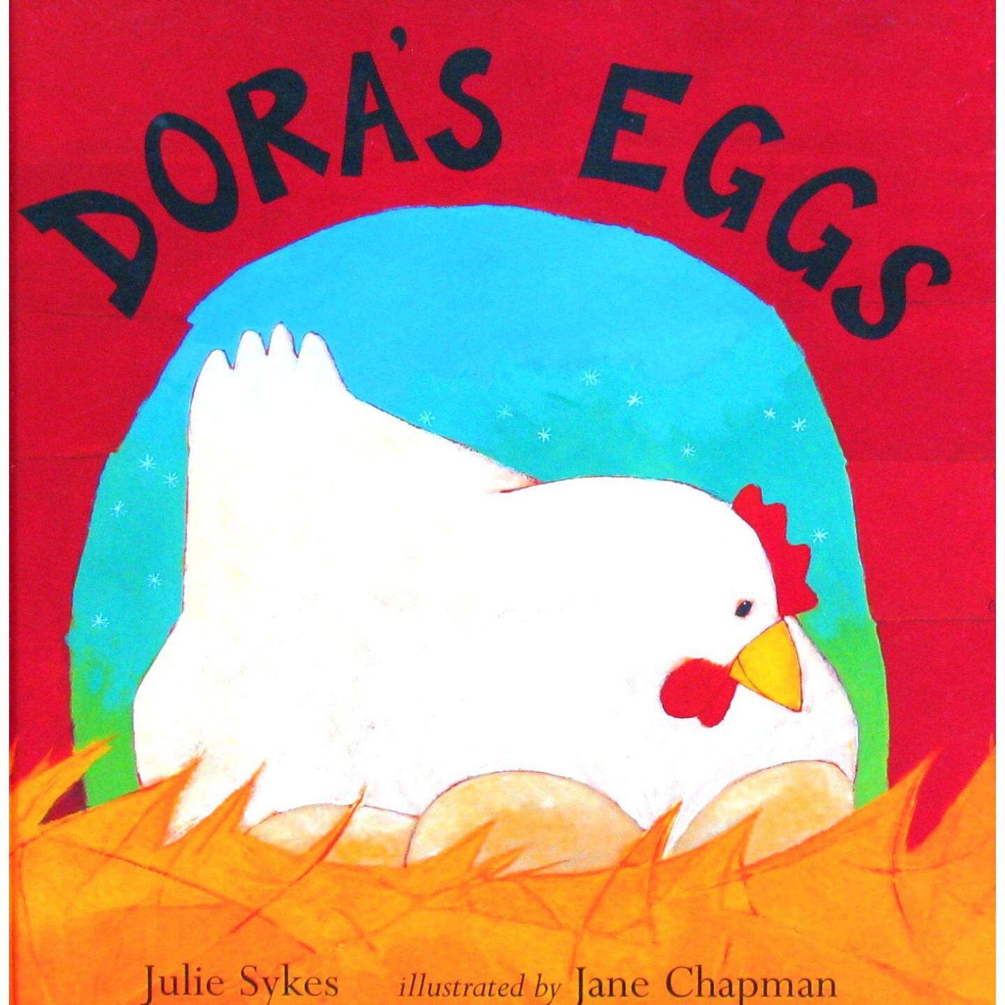 英语原版书DorasEggs绘本多拉的蛋亲子共读Story朱莉赛克斯著简查普曼绘小老虎出版社出版适合36岁儿童阅读的情感成长绘本讲述