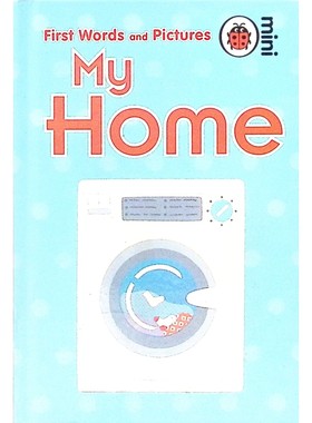 英语启蒙原版书最初的单词和图画FirstWords亲子共读绘本适合02岁幼儿学习家庭常见物品名称色彩鲜艳图画简洁易懂帮助幼儿认识基