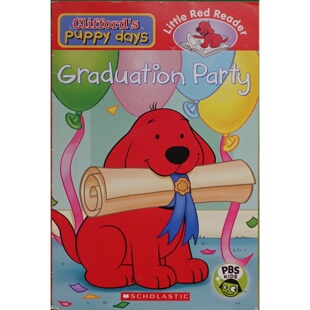 英语原版书克利福德幼犬时代GraduationParty绘本诺曼布里德韦尔作品适合36岁亲子共读讲述小红狗克利福德帮助朋友举办毕业派对