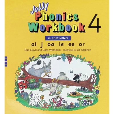 英文原版图书快乐拼读练习册4