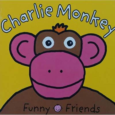 Funny Friends Charlie Monkey by Roger Priddy木板书Priddy Books有趣的朋友查理猴子