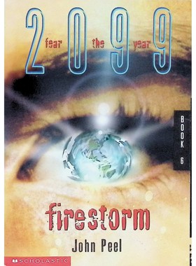 英语原版书恐惧2099年系列Firestorm科幻小说青少年章节书适合1114岁读者讲述2099年月球危机故事培养危机处理能力