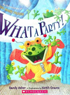 英语原版引进绘本真是个派对由桑迪艾瑟创作基思格雷夫斯绘制学乐出版讲述Froggie为爷爷准备生日派对的欢乐故事适合36岁亲子共