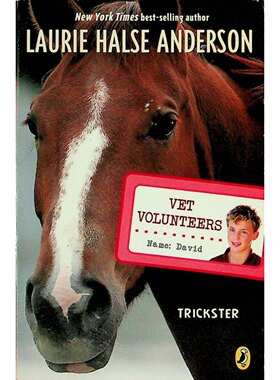 畅销作家劳里霍尔斯安德森创作的兽医志愿者系列Trickster原版英语章节书适合1114岁青少年阅读的黑白印刷动物成长小说讲述男孩