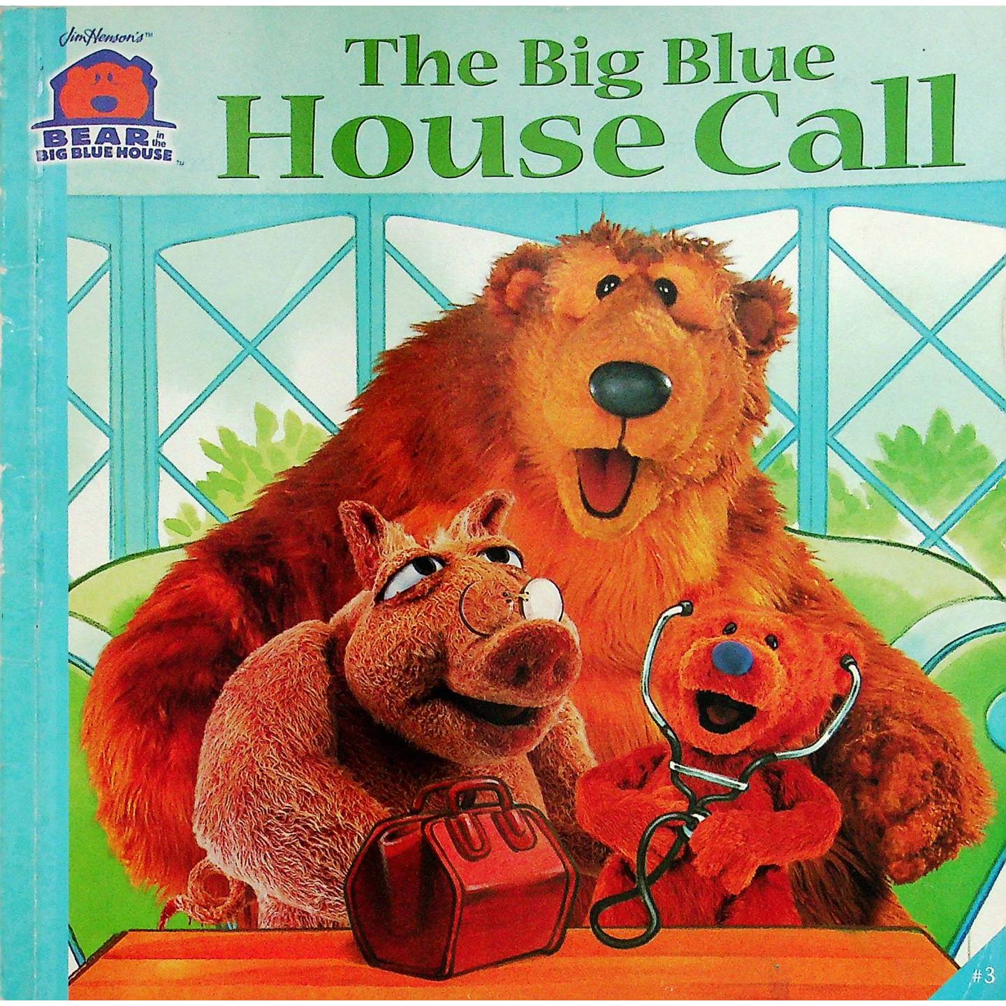 英文原版图书大蓝房熊出诊记