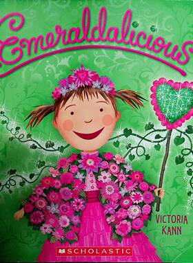 维多利亚卡恩英语原版书licious系列绿宝石物语亲子共读绘本Emeraldalicious彩色插画幻想故事适合36岁儿童培养颜色认知和想象力