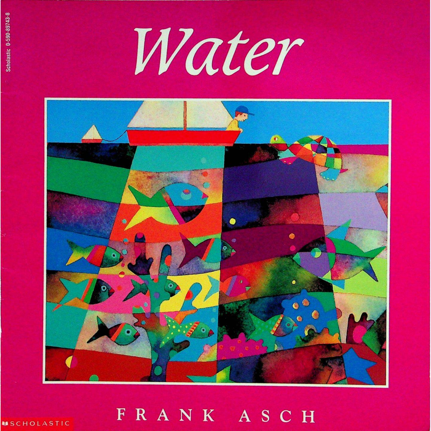 英语原版引进Water水自然科学绘本亲子共读36岁适读FrankAsch作品彩色插图生动展现水循环知识液态固态气态形态讲解海洋湖泊地下
