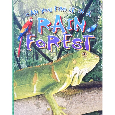 英文原版图书雨林探索科普绘本