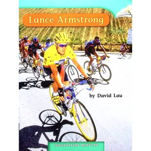 英语原版书在线分级系列兰斯阿姆斯特朗传记绘本彩色插图版适合710岁小学生阅读体育人物故事非虚构读物Lexile550L霍顿米夫林出