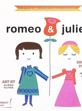 BabyLit原版书英语计数入门绘本亲子共读经典改编莎士比亚罗密欧与朱丽叶元素低幼早教启蒙数字110学习