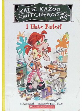 英语原版书凯蒂卡祖变身系列我讨厌规则绘本章节书Switcheroo适读小学生幽默故事学校生活幻想主题培养独立思考能力解决问题能力