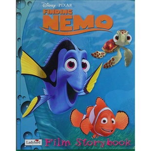 迪士尼皮克斯海底总动员原版书FindingNemo英语绘本适合36岁儿童亲子共读讲述尼莫学习独立和认识家庭重要性的暖心故事色彩鲜艳
