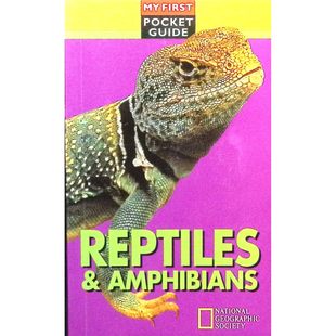 英语原版书我的第一本口袋指南系列之爬行动物和两栖动物科普绘本由美国国家地理学会出版适合710岁儿童阅读本书通过问答形式激
