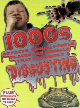 英语原版引进超恶心1000个关于事实事物人物地点和动物的真相儿童科普趣味知识绘本DISGUSTING适合710岁亲子阅读探索奇闻异事增