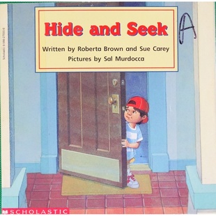 英语原版书初级读写系列HideandSeek捉迷藏绘本适合36岁儿童亲子共读学习数字1到10和简单英语词汇由罗伯塔布朗和苏凯里创作萨尔