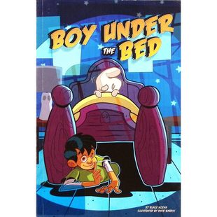 怪物英雄系列原版书床下的男孩英语绘本奇幻冒险儿童文学710岁适读培养想象力学习勇气与合作布莱克霍纳著戴夫巴丁绘石拱图书出