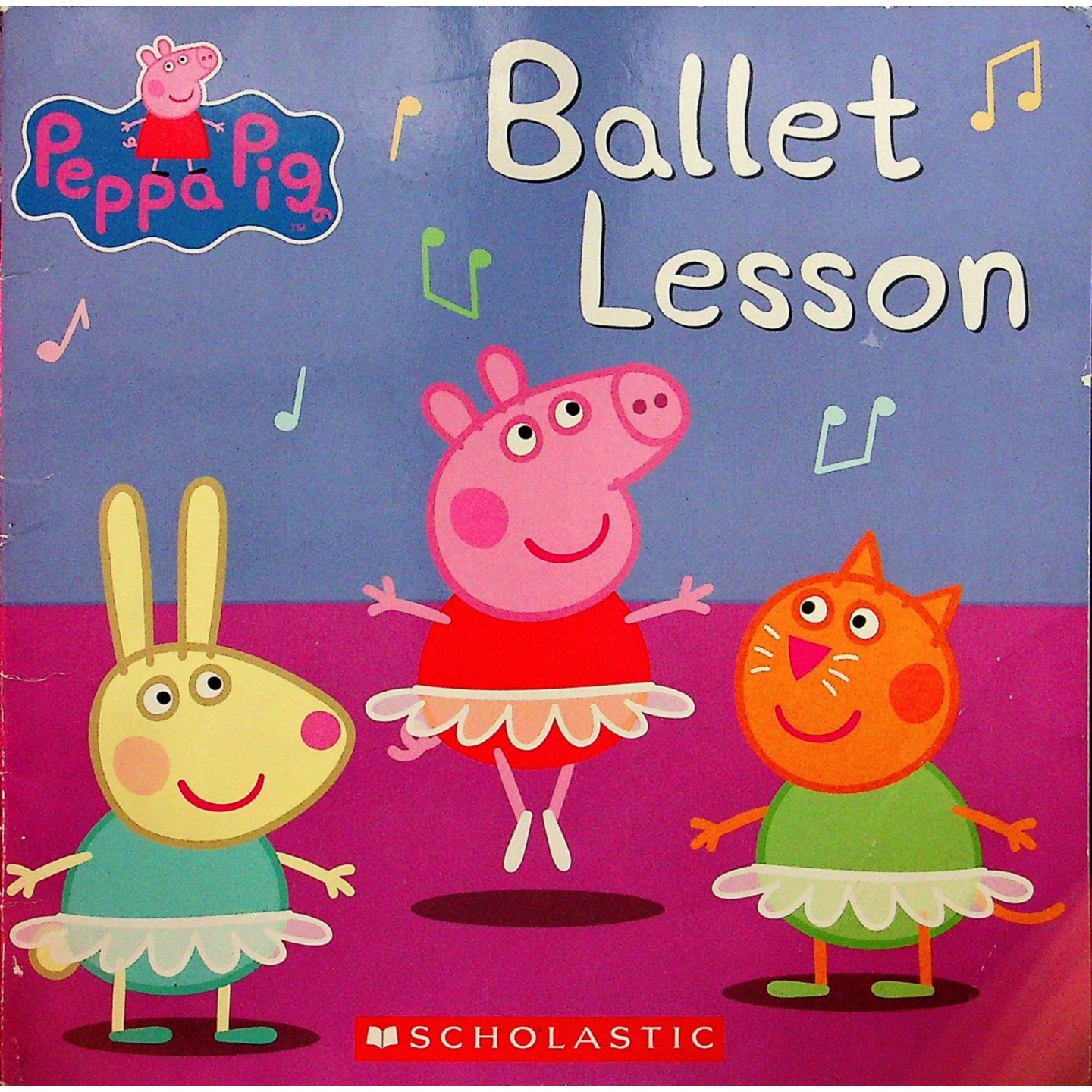 小猪佩奇原版引进英语绘本BalletLesson亲子共读舞蹈启蒙36岁儿童早教绘本英国电影学院奖得主创作学乐出版社出品