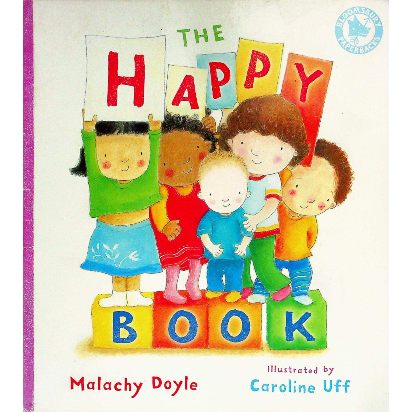 快乐之书原版英语绘本亲子共读HappyBook马拉奇道尔著卡罗琳厄夫绘布鲁姆斯伯里出版社出版适合36岁儿童的情绪管理绘本培养