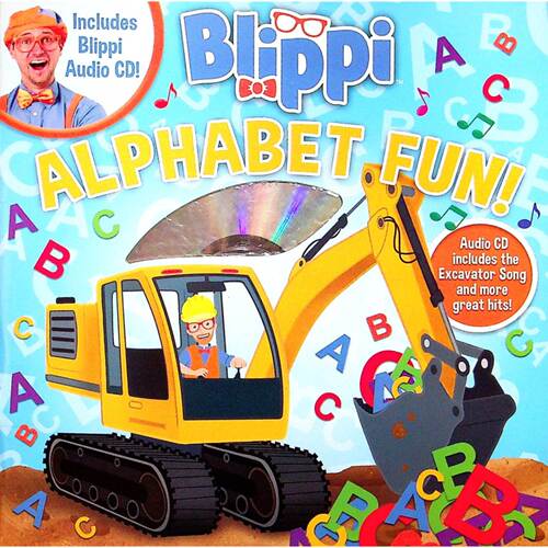 英文原版图书Blippi字母趣味