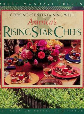 原版书英语烹饪与美国明日之星Chefs美食娱乐指南罗伯特蒙达维呈现的美国明日之星厨师烹饪技巧与葡萄酒知识适合14岁以上美食爱