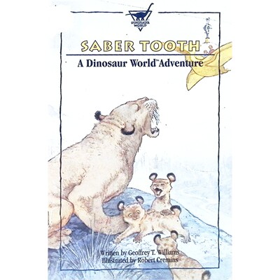 英文原版图书剑齿虎冒险绘本