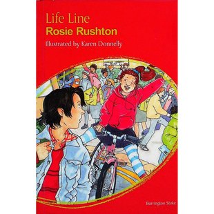 英语原版 罗茜拉什顿著凯伦唐纳利绘巴 书生命线LifeLine青少年现实主义小说章节书适合1114岁阅读探讨诚实与友谊主题黑白插图版