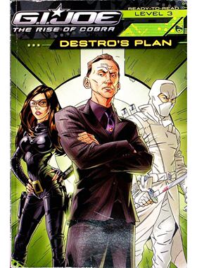 英语原版书ReadytoRead系列第3级特种部队眼镜蛇的崛起迪斯特罗的计划适合710岁男孩的分级阅读读物全彩色插图由美国著名儿童文