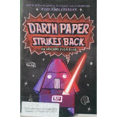 Darth Paper Strikes Back by Tom Angleberger平装Abrams Books达斯纸业反击