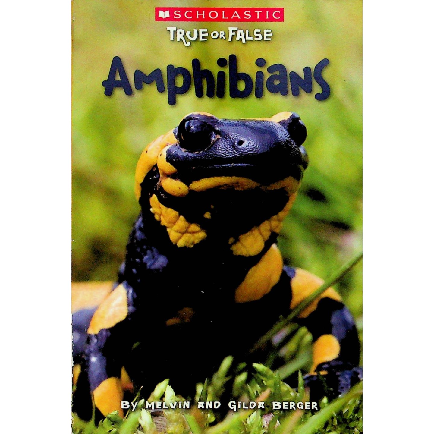 英语原版书两栖动物对或错系列科普绘本Amphibians由梅尔文伯杰和吉尔达伯杰创作凯佩特拉尼奥插图学乐出版社出版适合710岁儿 - 实物图