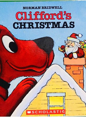 克利福德原版书英语绘本Clifford圣诞节亲子共读诺曼布里德韦尔经典作品大红狗克利福德系列温馨圣诞故事适合36岁儿童传递爱与分