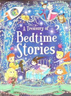 英语原版睡前故事宝库绘本36岁亲子共读Treasury系列21个温馨童话故事集培养孩子想象力勇气解决问题能力适合男孩女孩阅读冰