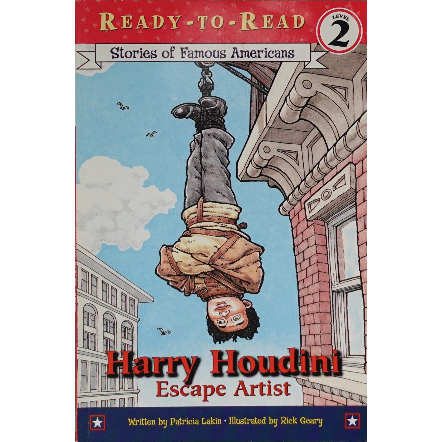 英文原版图书胡迪尼传记绘本