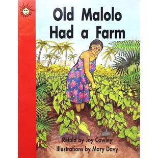 阳光阅读计划原版引进英语绘本OldMaloloHadAFarm彩色绘本书乔伊考利作品亲子共读36岁儿童农场动物故事热带岛屿自然环境基础词